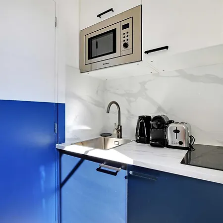 Studio Cosy For 2P With A-C - Near Montmartre Parijs Buitenkant foto