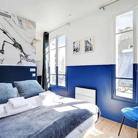 Studio Cosy For 2P With A-C - Near Montmartre Parijs Buitenkant foto